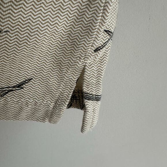 Givency Activewear Vintage Novelty Golf Print Polo M - Picture 8 of 10